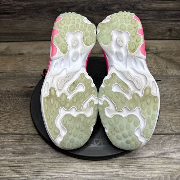 Nike React Presto Running Shoes White Blue Pink BQ4002-101 Size 7Y /  Women 8.5 - Picture 4 of 7